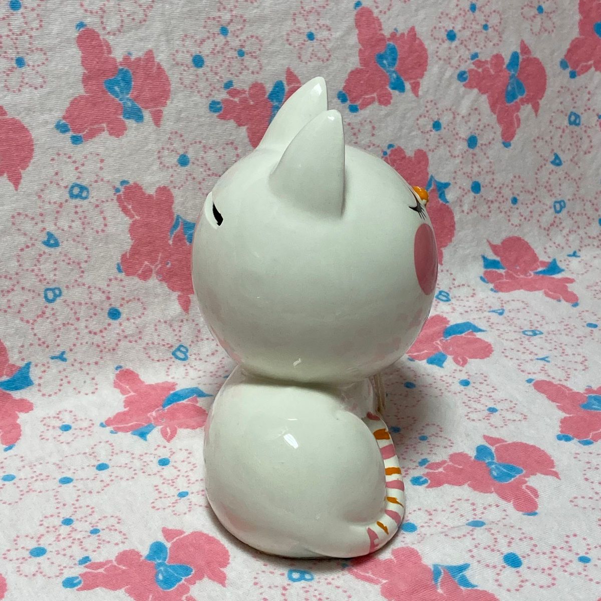 昭和レトロ 内藤ルネ 陶器 貯金箱 おちょぼ口 ネコ|Yahoo 昭和レトロ 内藤ルネ 陶器 貯金箱 おちょぼ口 ネコ|Yahoo