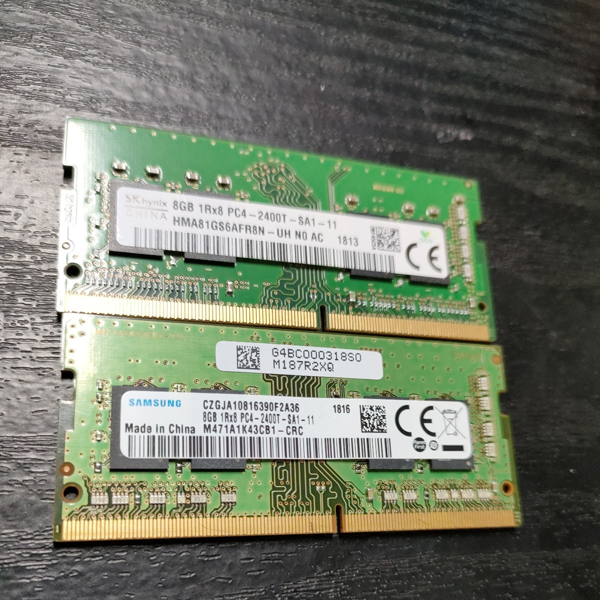 ☆ノートパソコン用メモリ 8GB 1R×8 PC-4 2400T-SA1-11 メーカー違い2