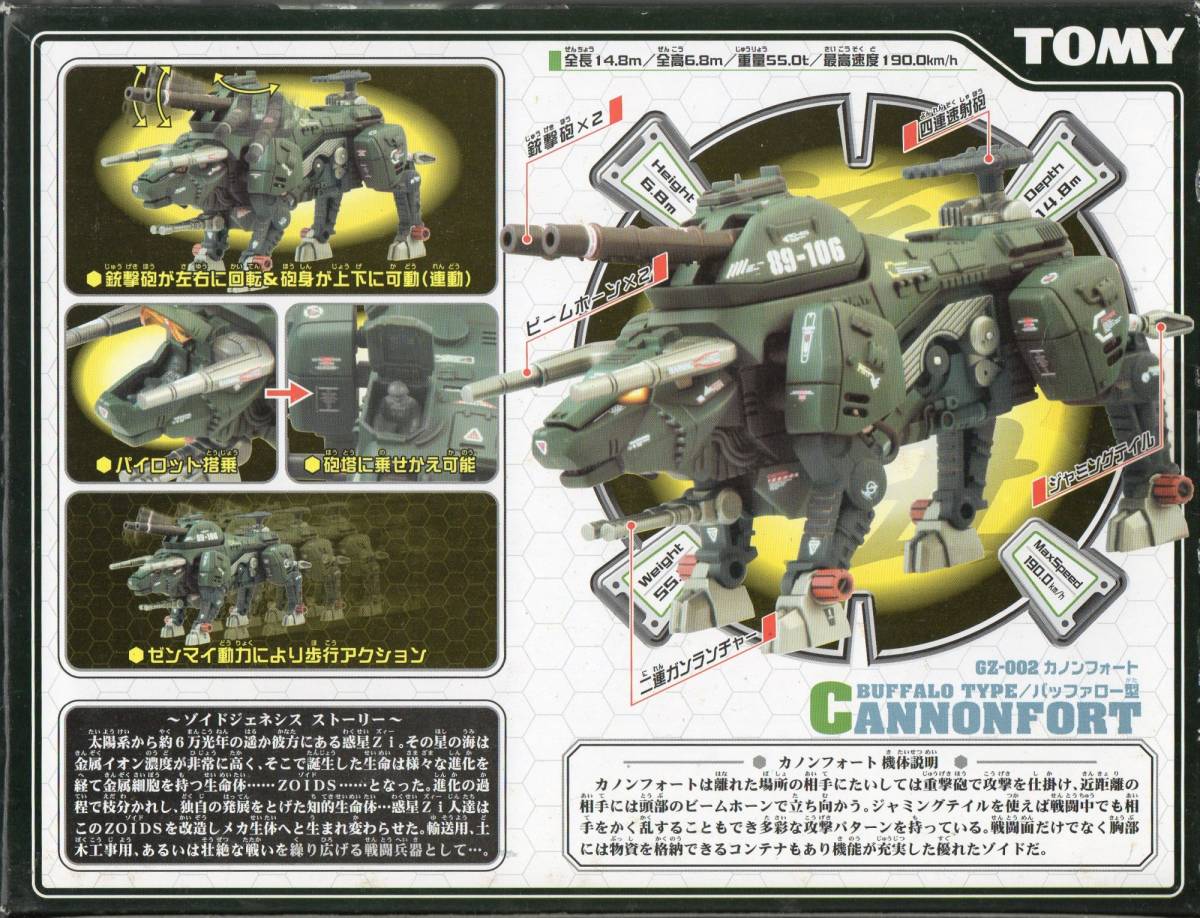 メール便なら送料無料】 ゾイドジェネシス カノンフォート fawe.org