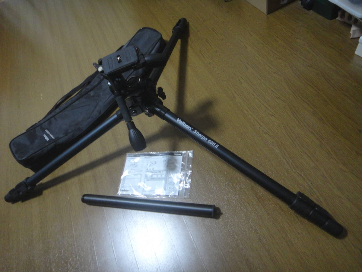 限定版 三脚 Velbon Sherpa PHD-65Q クイックシュー雲台 635II 三脚