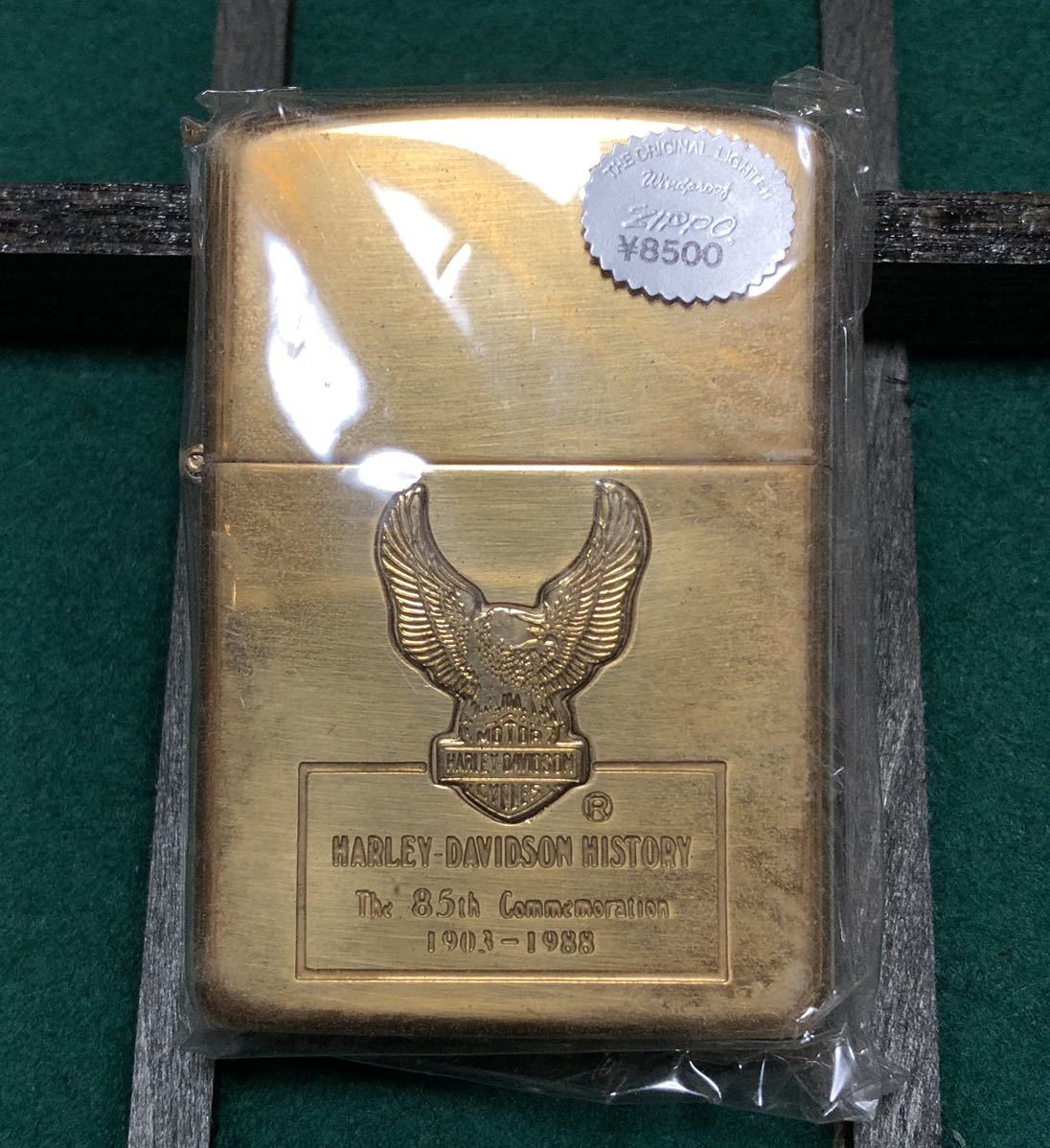 新品保管品3◇ZIPPO ジッポ 1989年 HARLEY DAVIDSON 85周年 ハーレー