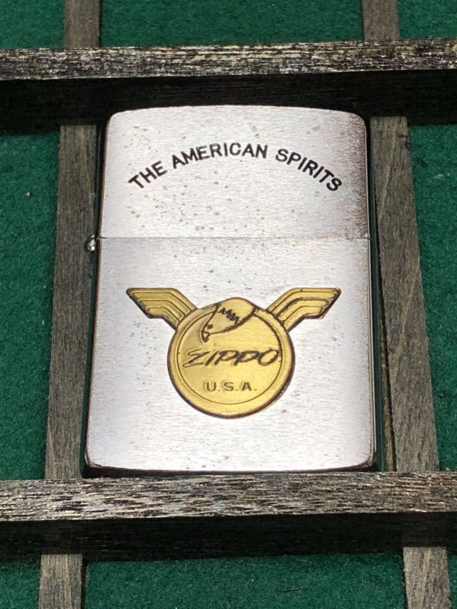 新品保管品18◇ZIPPO ジッポ 1987年 AMERICAN SPIRITS アメリカン