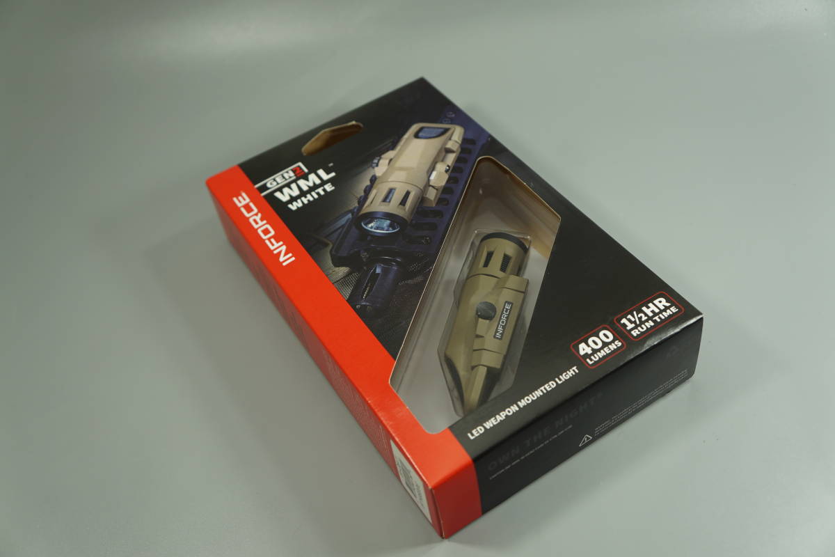 INFORCE WML 400 Lumens Gen 2 FDE (DEVGRU NOVESKE Trijicon INFORCE WML 400 Lumens Gen 2 FDE (DEVGRU NOVESKE Trijicon