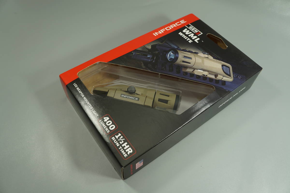 INFORCE WML 400 Lumens Gen 2 FDE (DEVGRU NOVESKE Trijicon INFORCE WML 400 Lumens Gen 2 FDE (DEVGRU NOVESKE Trijicon