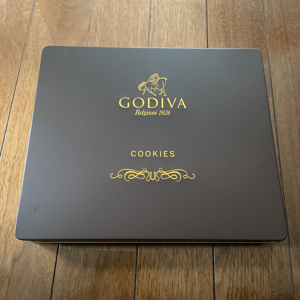 GODIVA クッキー缶　空箱_画像1