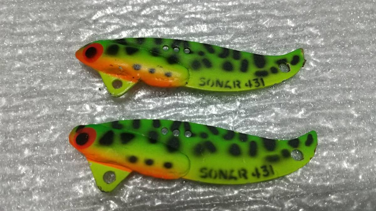 へドン　ソナー　1/4oz　GRA　2個　SONAR　heddon　メタルバイブ　BOX保管の未使用品_画像1