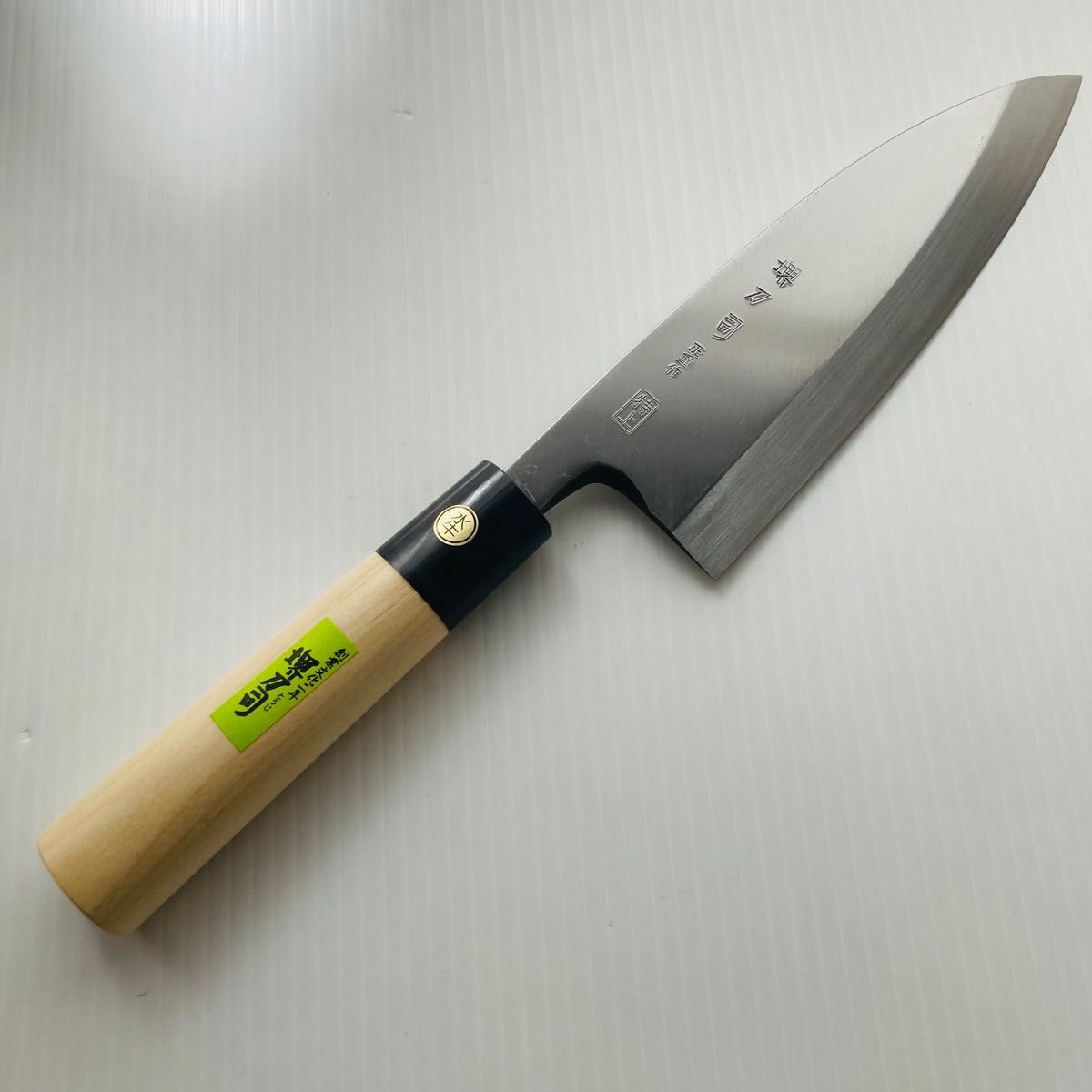 新品】堺刀司 出刃包丁 5 5寸強(170mm) 正重作特上 水牛柄 新品】堺刀司 出刃包丁 5 5寸強(170mm) 正重作特上 水牛柄
