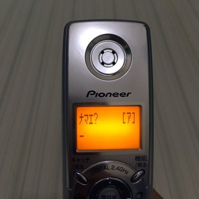 Pioneer コードレス電話機子機 TF-DK120-S_画像5