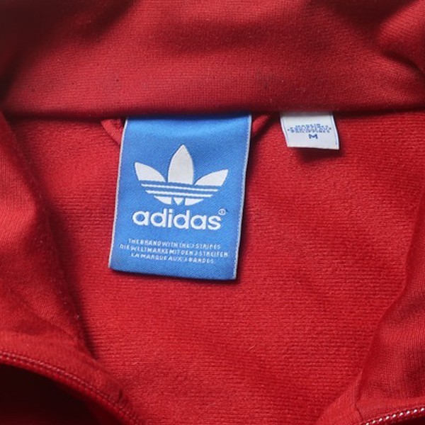 M】adidas アディダス トレフォイル 赤紺ファイアーバード-