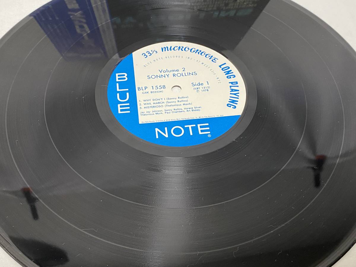 □洋楽LP ソニー・ロリンズ 第2集 ブルーノート 帯付 ライナー有