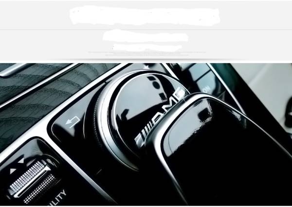新製品 AMG ロゴ　コマンドコントローラー　エンブレム　ラージサイズ　NEW Cクラス　NEW Eクラス　W205,W213,W222_取り付けイメージです！