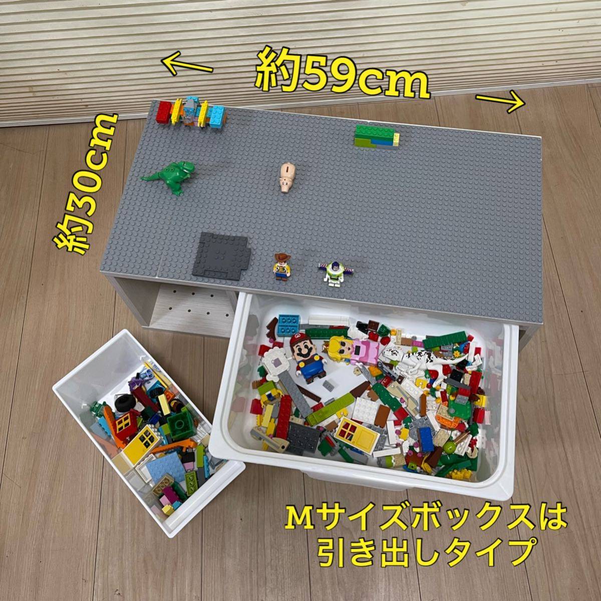 *4 step * Tomica shelves attaching Lego Play rack [ plain color ]* Lego table *LEGO block ....* Lego block, Duplo combined use board * Lego desk 