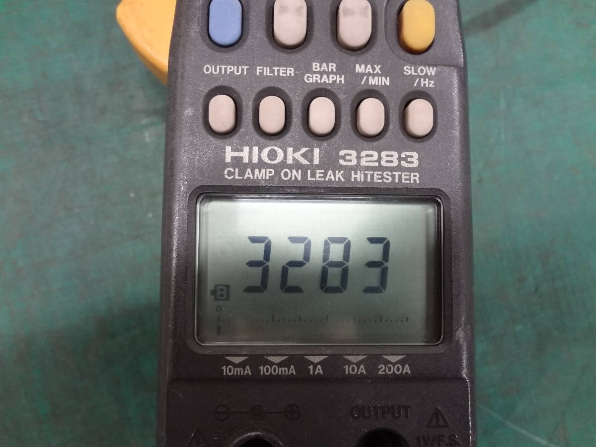 ●HIOKI 日置電機 クランプオンリークハイテスター 3283 クランプメーター ●3の画像3