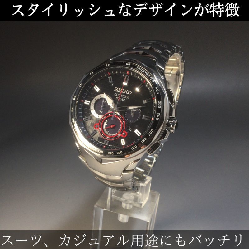 完全未使用 定価7.5万円 海外限定 セイコー SEIKO コーチュラ デイト クロノグラフ 男性用腕時計 メンズ プレゼント WW1769B04Yの画像2