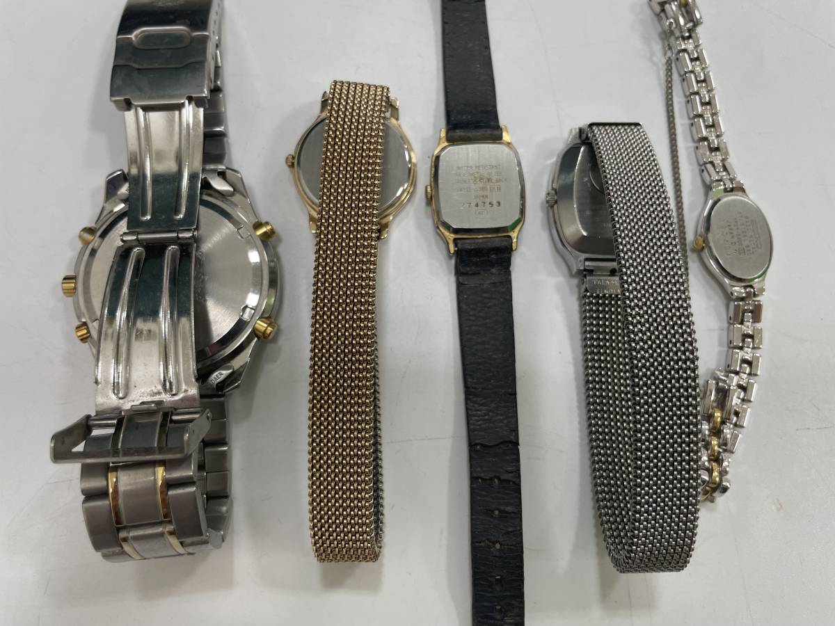 【3146】ジャンク品 時計まとめ売り SEIKO ALBA SPIRIT など 腕時計 約480g 中古品 現状品_画像4