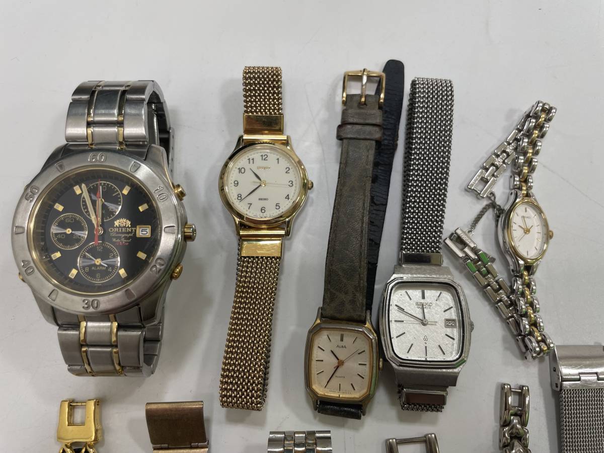 【3146】ジャンク品 時計まとめ売り SEIKO ALBA SPIRIT など 腕時計 約480g 中古品 現状品_画像2