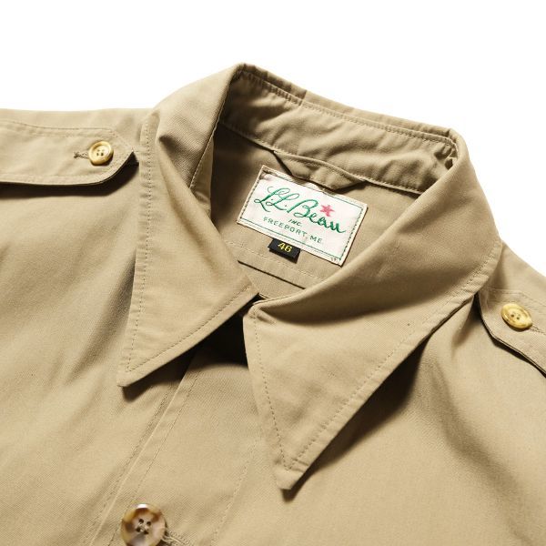 【初売り】 ポプリン LLビーン 70's ブッシュコート ブッシュ (46) 男性用
