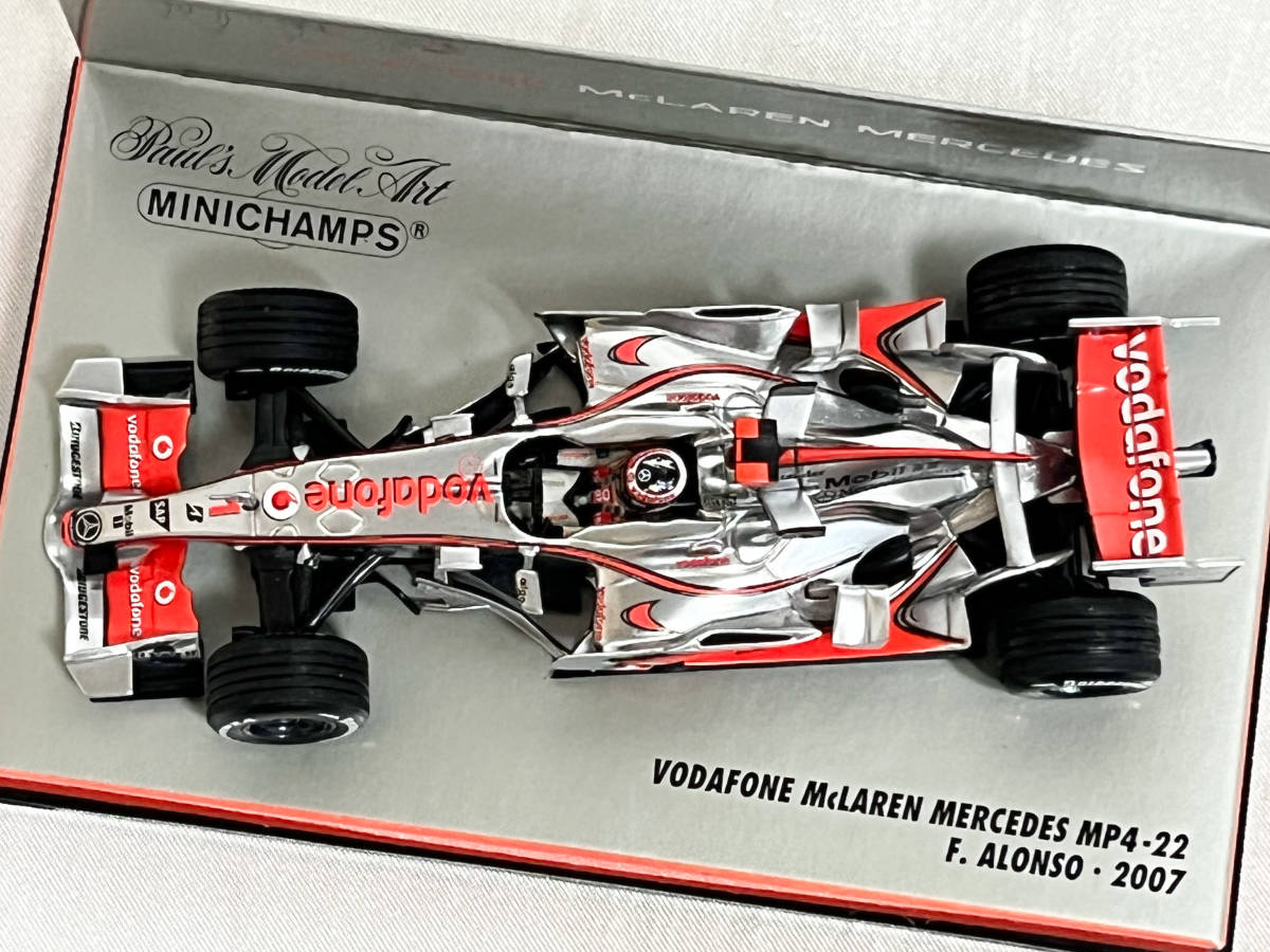 ミニチャンプス 1/43 マクラーレン・メルセデス MP4-22 F1 2007 ミニチャンプス 1/43 マクラーレン・メルセデス MP4-22 F1 2007