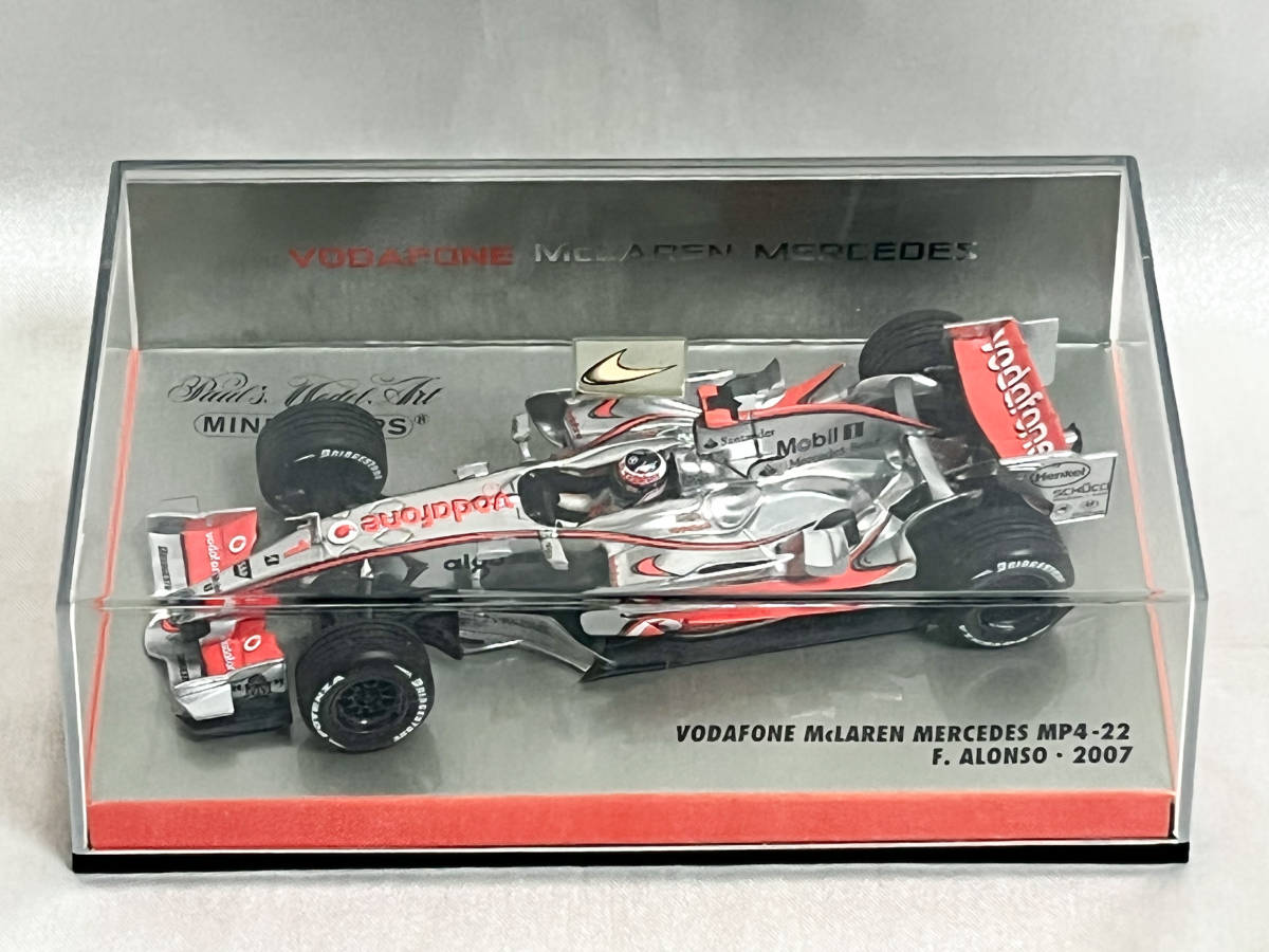 ミニチャンプス 1/43 マクラーレン・メルセデス MP4-22 F1 2007 ミニチャンプス 1/43 マクラーレン・メルセデス MP4-22 F1 2007