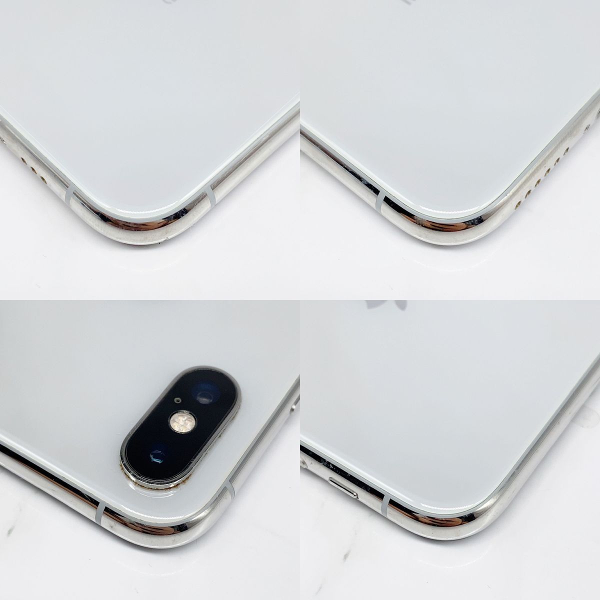 iPhone Xs Silver 64 GB SIMフリー 3395-