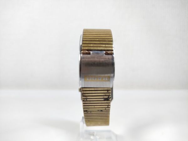 RADO ラドー DIASTAR ダイアスター スクエア 111.9511.3 ゴールド デイト スイス製 クオーツ QUARTZ QZ 腕時計【中古】4078Cの画像6