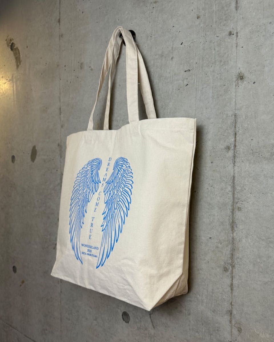 DWL2023×KEITA MARUYAMA TOTE BAG (WHITE×SAXE BLUE) トートバック