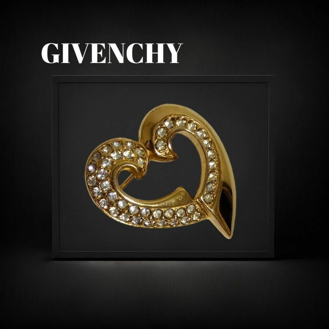 ジバンシー GIVENCHY ブローチ ストーン ヴィンテージ アクセサリー-