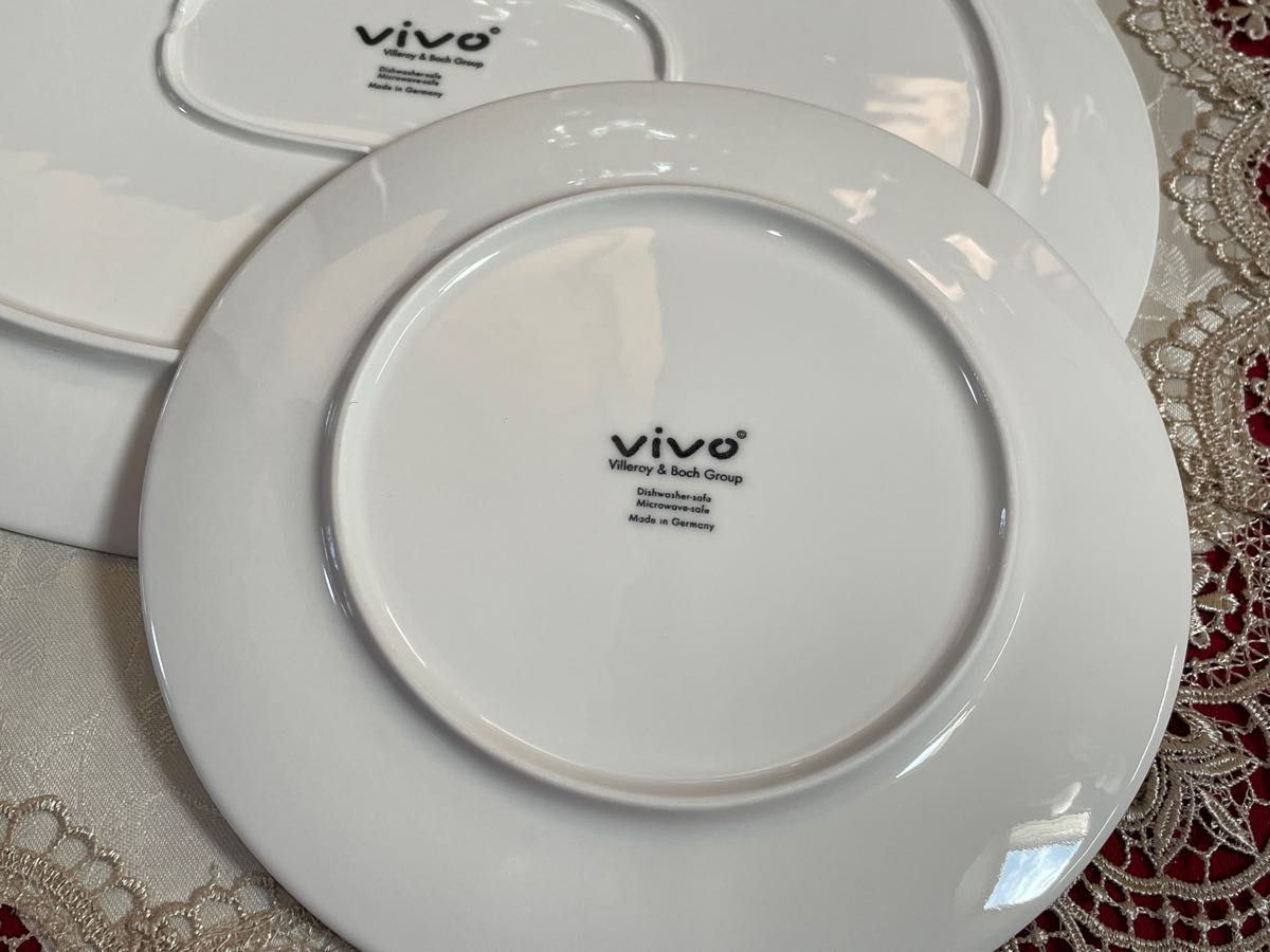 vivo ビレロイ&ボッホ オーバルプレート大皿 21cmプレート4客 未使用
