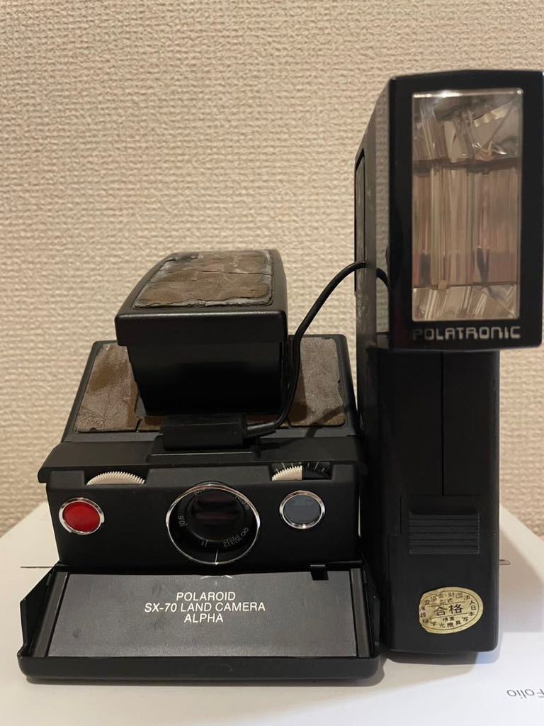 新版 Camera LAND SX-70 Polaroid ポラロイドカメラ ジャンク ALPHA