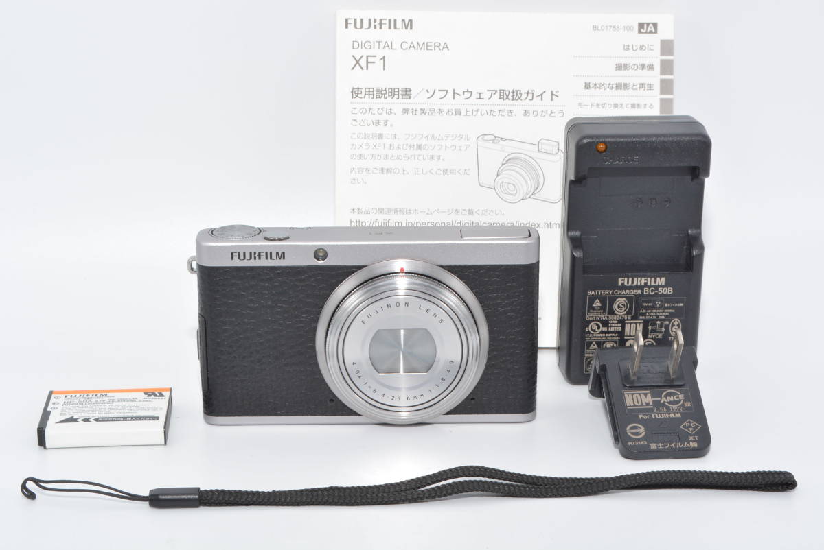 あなたにおすすめの商品 XF1 デジタルカメラ FUJIFILM 【極上品】 光学4倍 FX-XF1B ＃6048 F ブラック 富士フイルム 