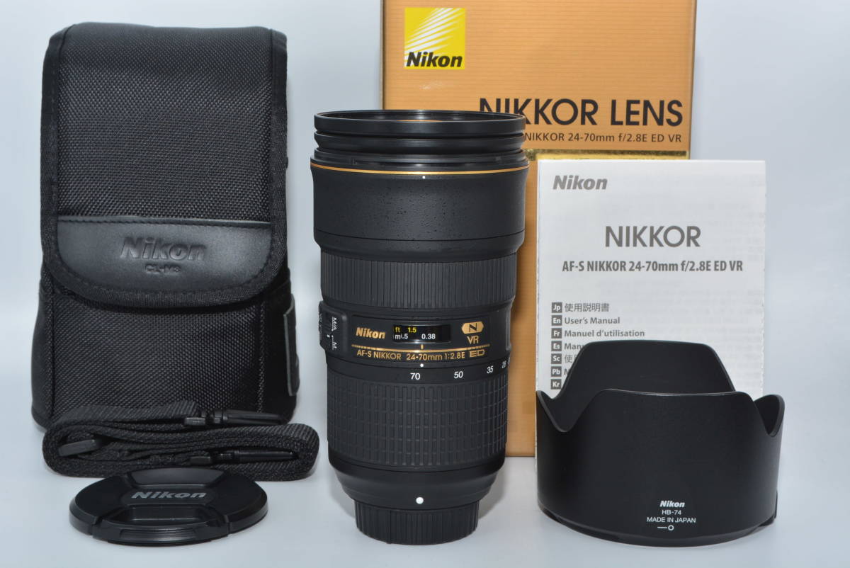 特上品】 Nikon 標準ズームレンズAF-S NIKKOR 24-70mm f/2.8E ED VR