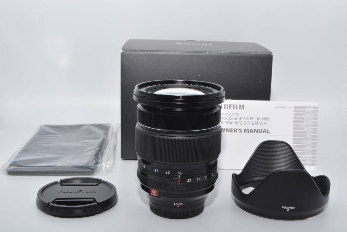 【特上品】 FUJIFILM X XF16-55MMF2.8 R LM WR 交換レンズ フジノン ズーム 標準 大口径16-55mmF2.8通し ＃6124_画像1