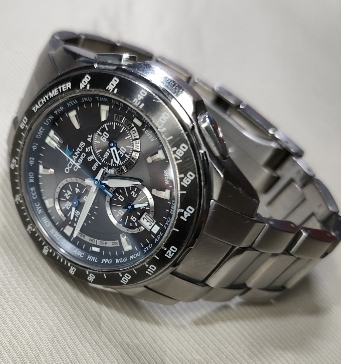 2022正規激安】 CASIO 稼働品 OCEANUS メンズ OCW-M800 電波ソーラー