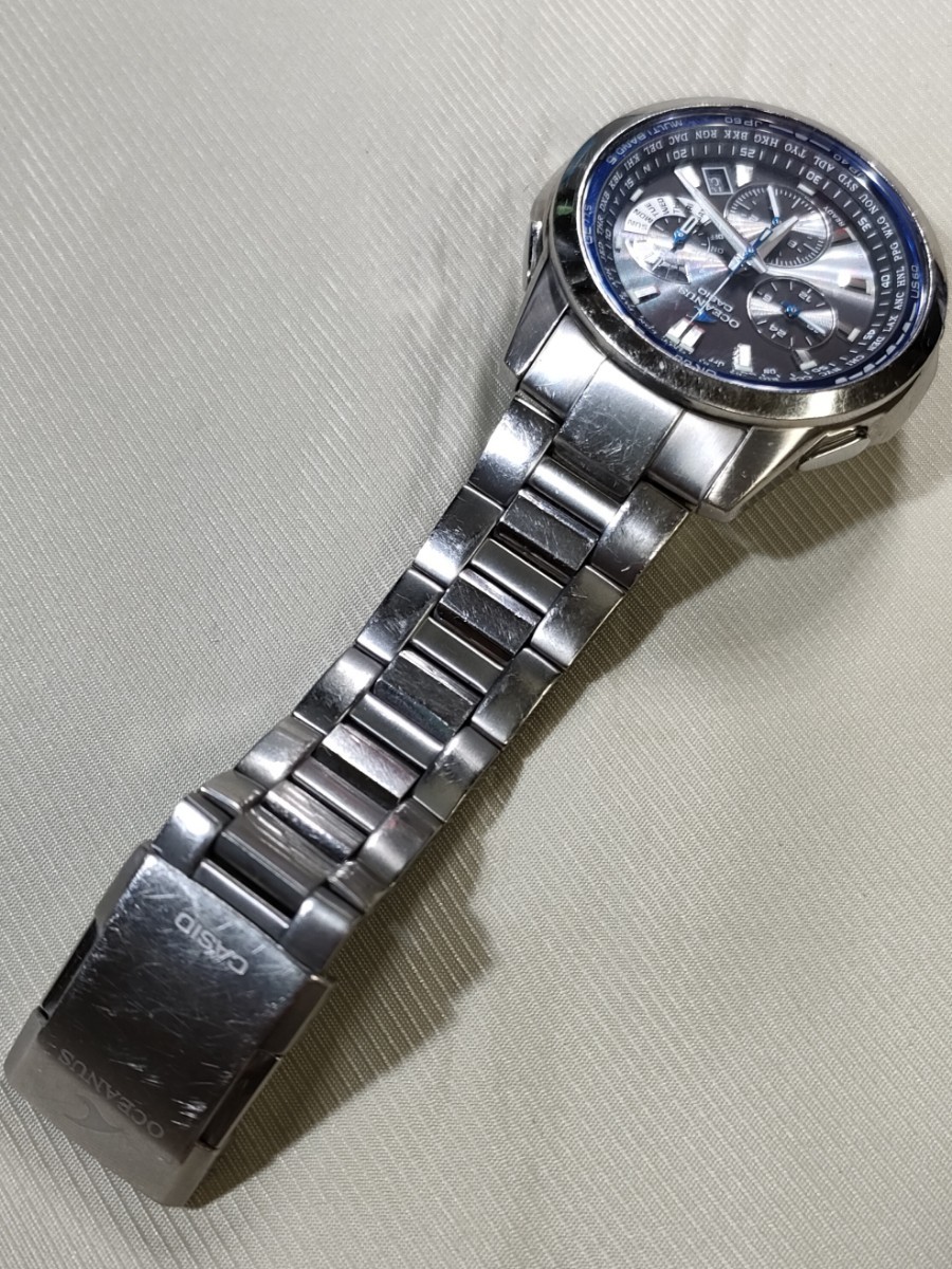 稼働品 CASIO OCEANUS 定価77 000円 電波ソーラー腕時計 OCW 稼働品 CASIO OCEANUS 定価77 000円 電波ソーラー腕時計 OCW