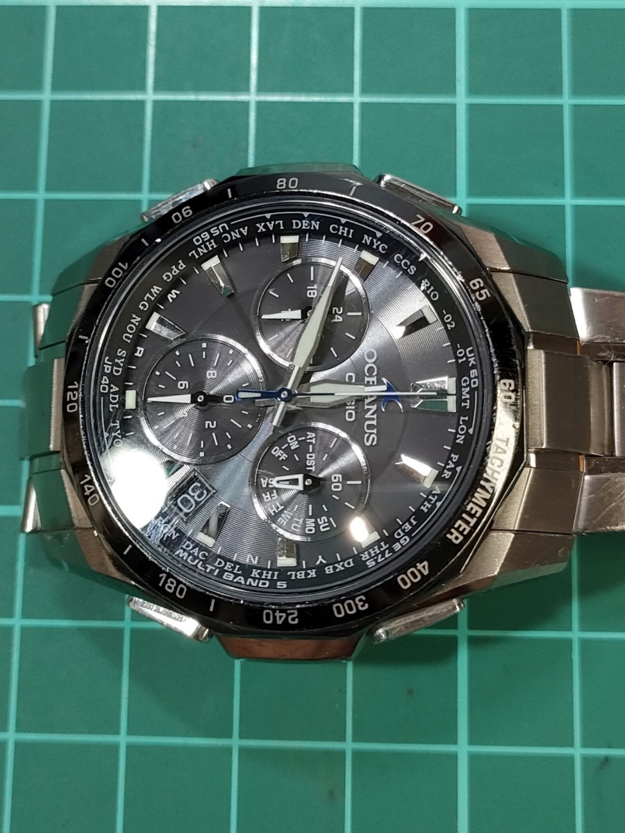 稼働品 CASIO OCEANUS MANTA 定価115 500円 電波ソーラー腕時計 稼働品 CASIO OCEANUS MANTA 定価115 500円 電波ソーラー腕時計