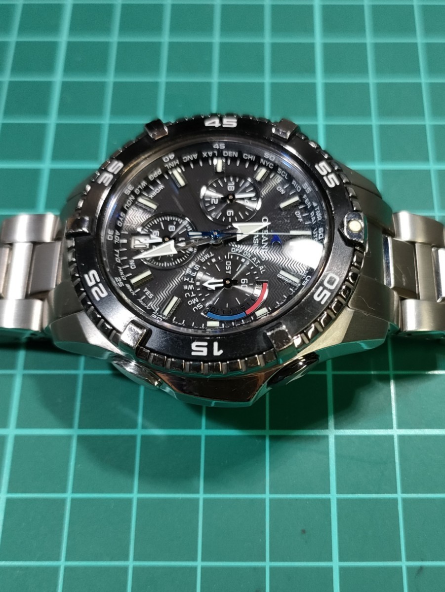 稼働品 CASIO OCEANUS CACHALOT 定価121 000円 電波ソーラー 稼働品 CASIO OCEANUS CACHALOT 定価121 000円 電波ソーラー
