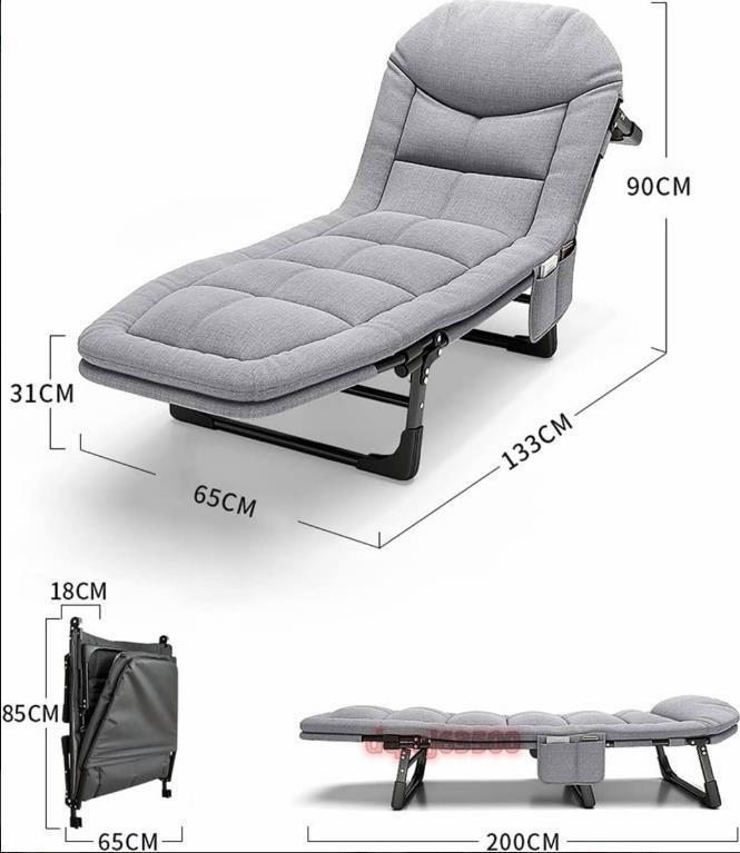  редкий новый товар! койка раскладушка складной bed сборка простой 5 -ступенчатый регулировка место хранения удобный выдерживаемая нагрузка 200kg салон уличный временный ./ осталось индустрия / предотвращение бедствий для 