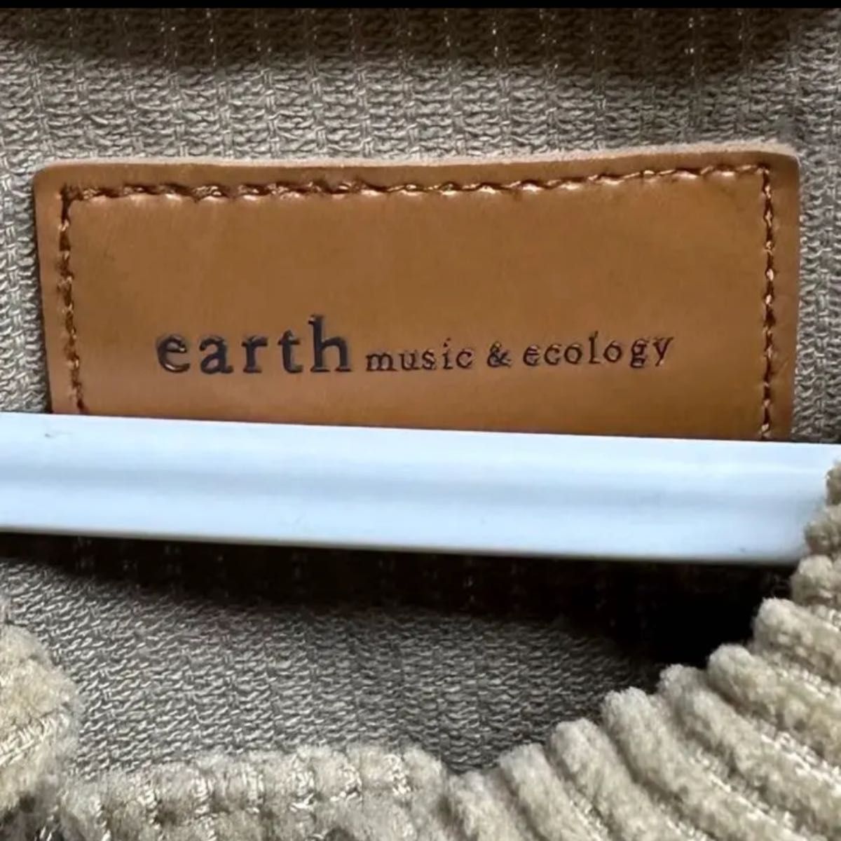 earth music&ecology アウター ジャケット ベージュ デニムジャケット Lee Gジャン コーデュロイジャケット