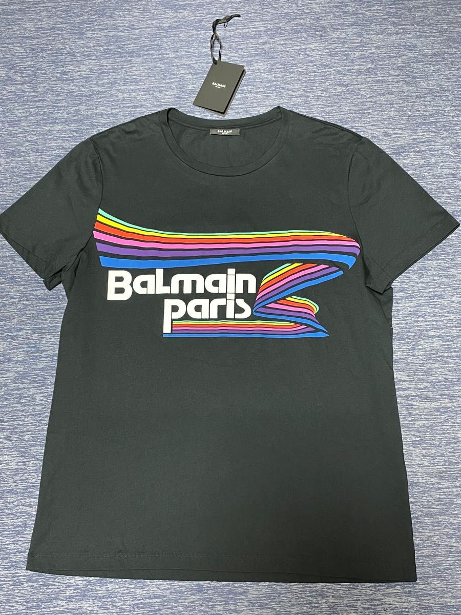 BALMAIN バルマン Tシャツ レインボーロゴ XL Yahoo!フリマ（旧）のサムネイル