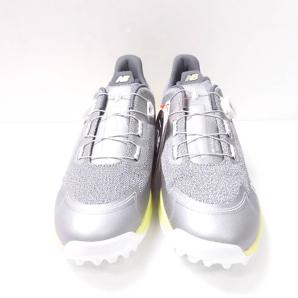 美品 newbalance ニューバランス MGS1001G FuelCell スパイクレスシューズ グレー 28 ゴルフ メンズ AY4311C_画像2