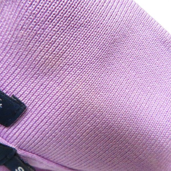ラルフローレンゴルフ 半袖ポロシャツ パープル系 S ポニー 刺繍 斜めライン ゴルフウェア AU775A51_画像7