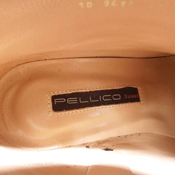 未使用 美品 PELLICO ペリーコ ショートブーツ ブラウン 37 レオパード ハラコ ブーティ レディース AM3783C_画像5