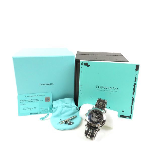 美品 ティファニー アトラス Z1000.82.12A10A00A 腕時計 自動巻式 SS AY2709W