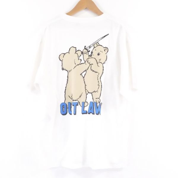 アンダーカバー OUT LAW TEE 半袖Tシャツ ホワイト 2 コットン100% メンズ AY3826A67_画像2