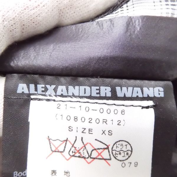 прекрасный товар Alexander one 108020R12 в клетку короткий рукав блузон XS полиэстер 100% мужской AY3846A3