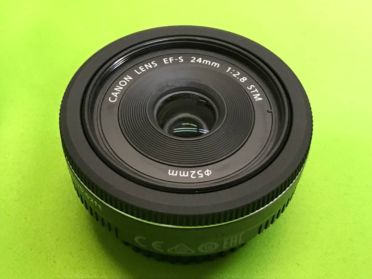 最安挑戦！ 中古美品 CANON EF-S24mm F2.8 STM レンズ キヤノン