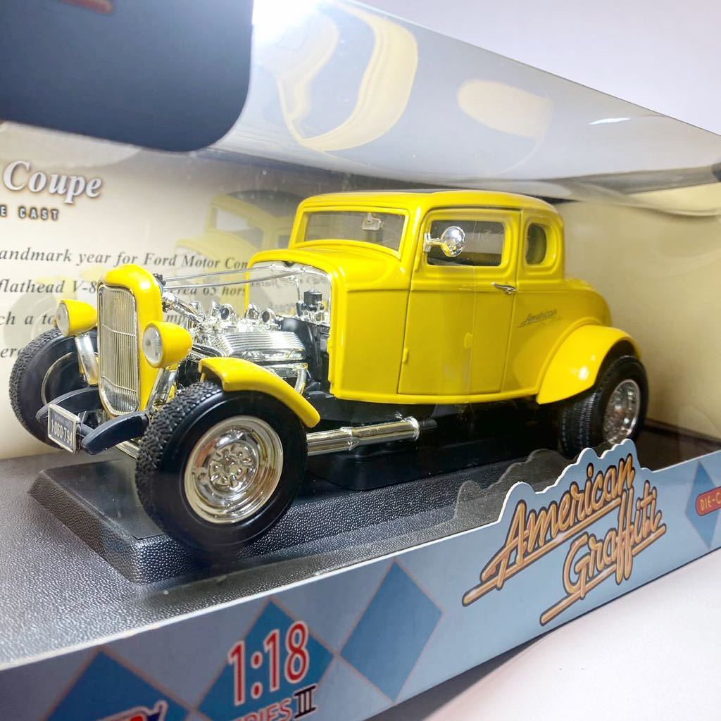 Motormax 1/18 1932 Ford Coupe American Grafitt '32 FORD フォード アメリカングラフィティ アメグラ_画像2