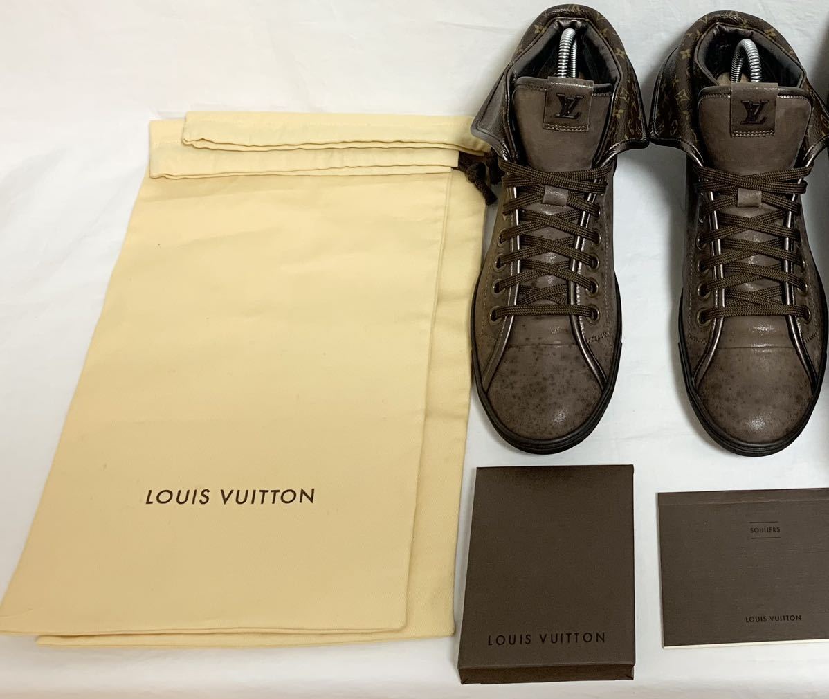 希少 美品 ルイ ヴィトン LOUIS VUITTON モノグラム PVC レザー LV