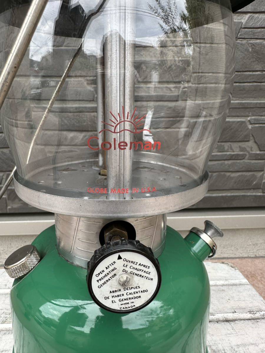 Coleman Coleman lantern 639 1978 year 1 month KEROSENE Canada Vintage large radiation intensity green tanker red sunshine birthday 