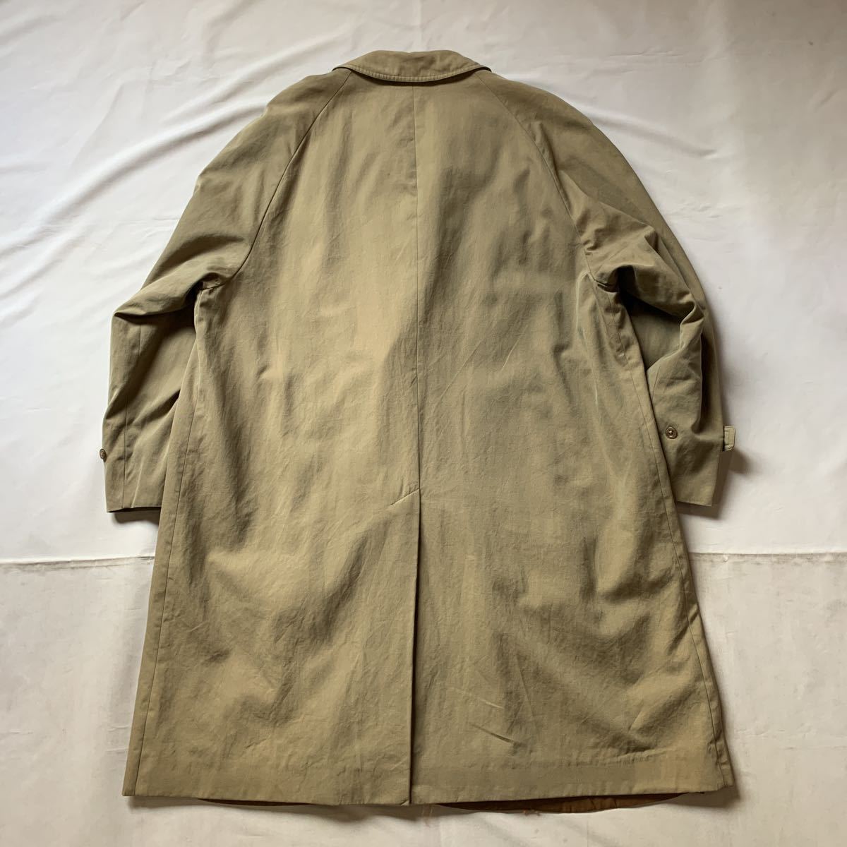 60s Aquascutum BAL COLLAR COAT ヴィンテージ ビンテージ アクアスキュータム ステンカラーコート バルカラーコート 玉虫色 50s 送料無料_画像3